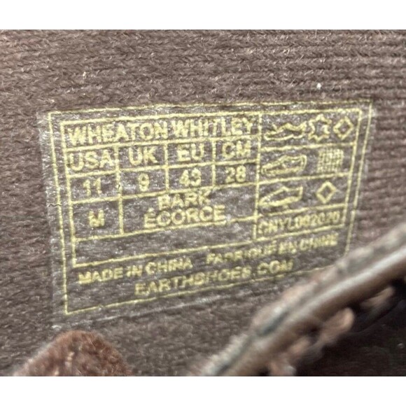 Earth Ankle Boots Women's Size 11 M Brown Leather Block Heel - Picture 10 of 10